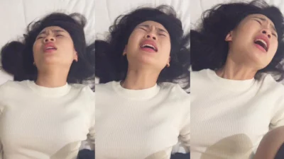 骚女全程真实表情